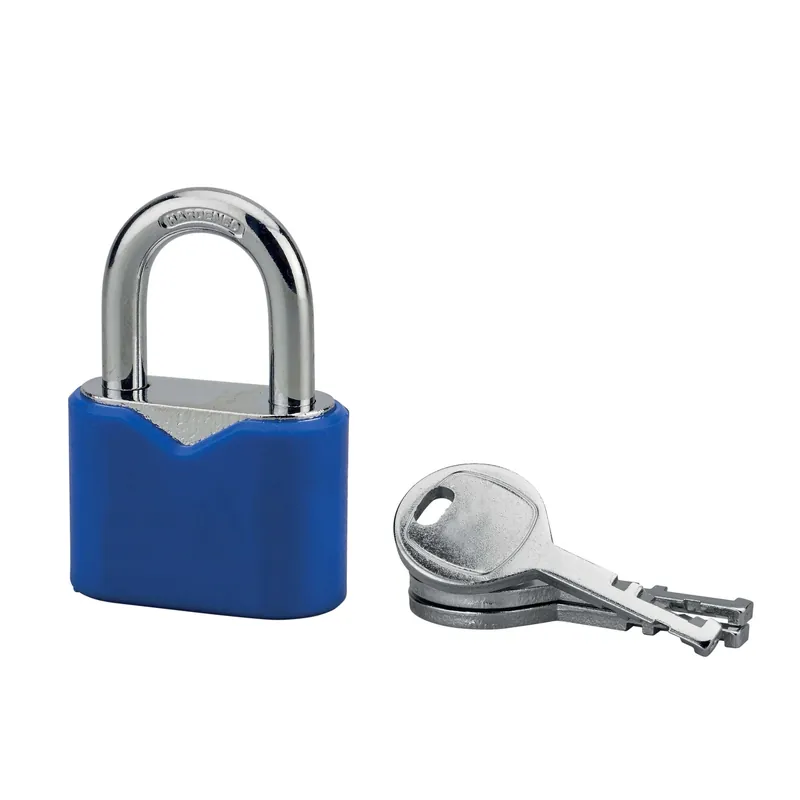Lucchetto ovale in acciaio ottonato 40 mm 3 chiavi Hete Deal