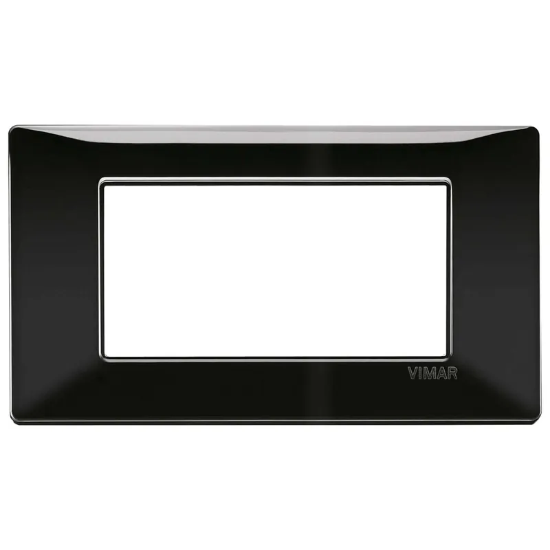 Finale Uitverkoop Placca plana Vimar per presa corrente 4M nero