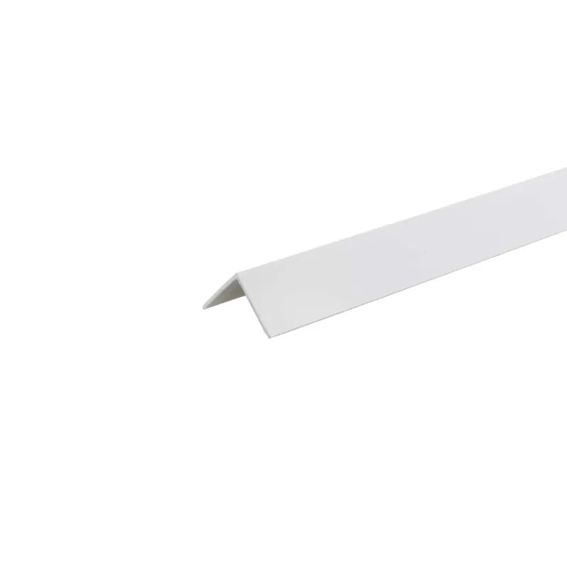 Profilo angolare a L adesivo 1 m 20x20 mm in pvc bianco opaco Nieuw