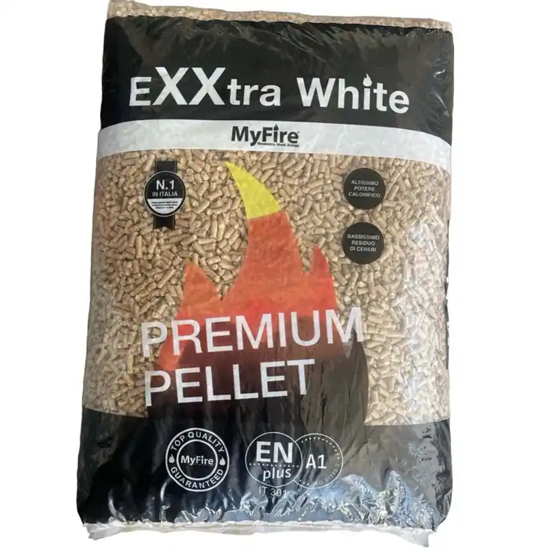 Hoge Kwaliteit Pellet Exxtra White conifera - Sacco da 15 kg