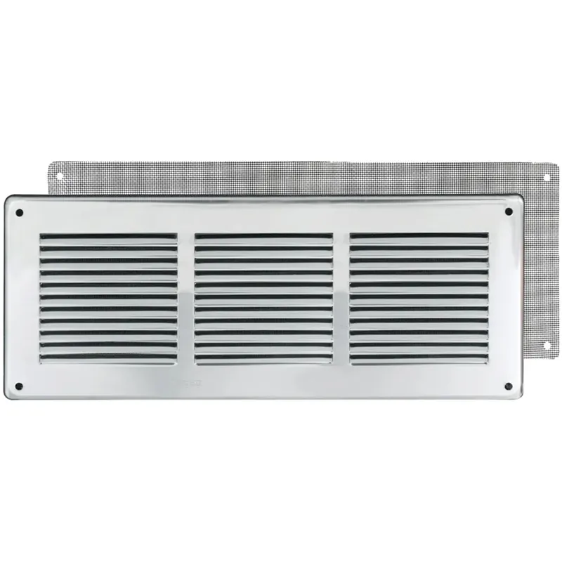 Griglia di aerazione in inox 340 mm x 140 mm Betaalbaar