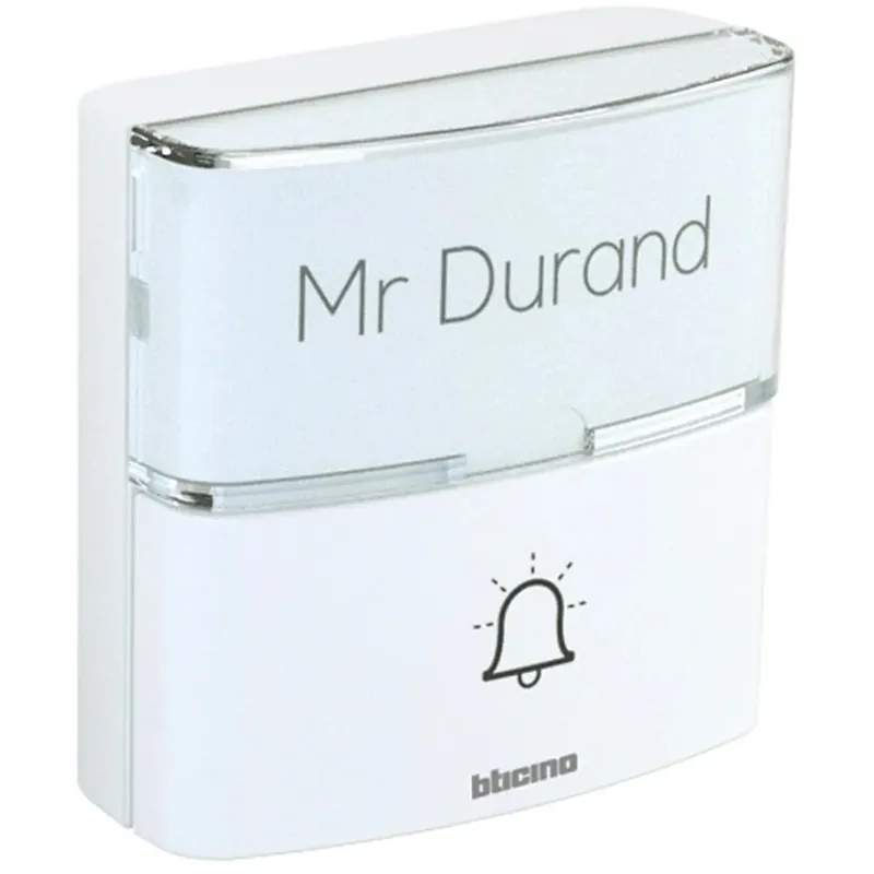 Bticino pulsante aggiuntivo senza fili bianco per kit advanced Smart Home Direct Beschikbaar