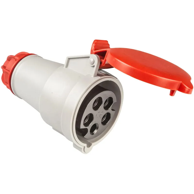 Presa mobile industriale 16 A 3P+N+T IP44 rossa Flitsaanbieding