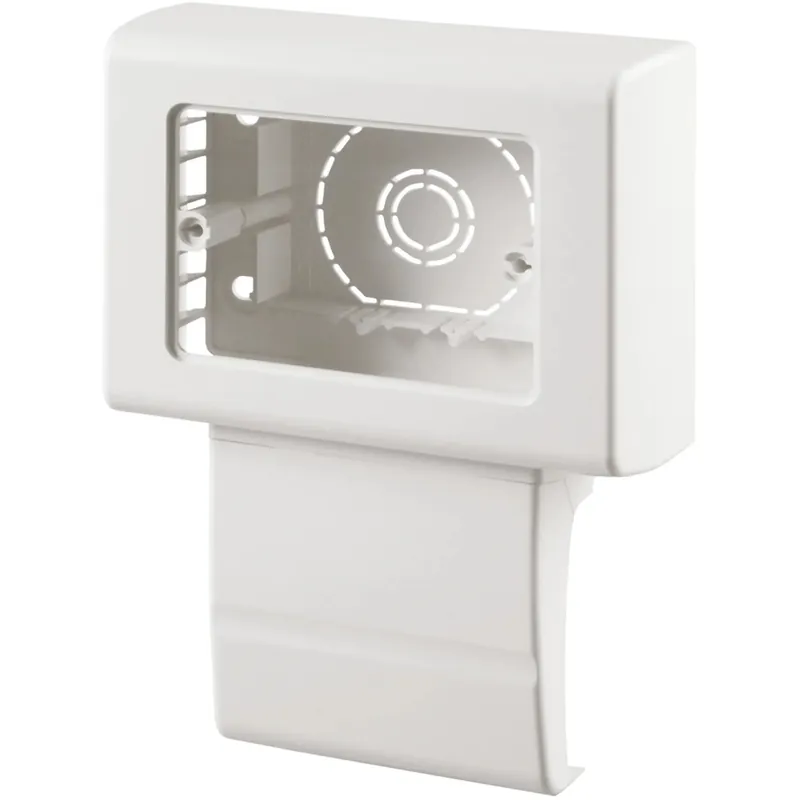 Hoge Kwaliteit Scatola portaplacca rettangolare 129 mm x 99 mm x 53 mm bianca