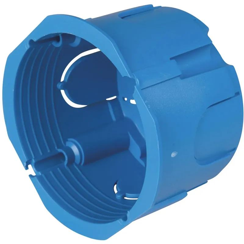 Betrouwbaar Scatole tonde di derivazione da incasso Ø 60 mm azzurre pz 3