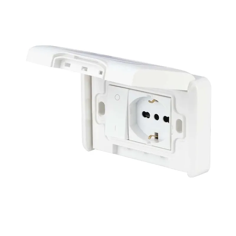 Frutti plur+inter. bipol. placca b.ip55 Speciale Aanbieding