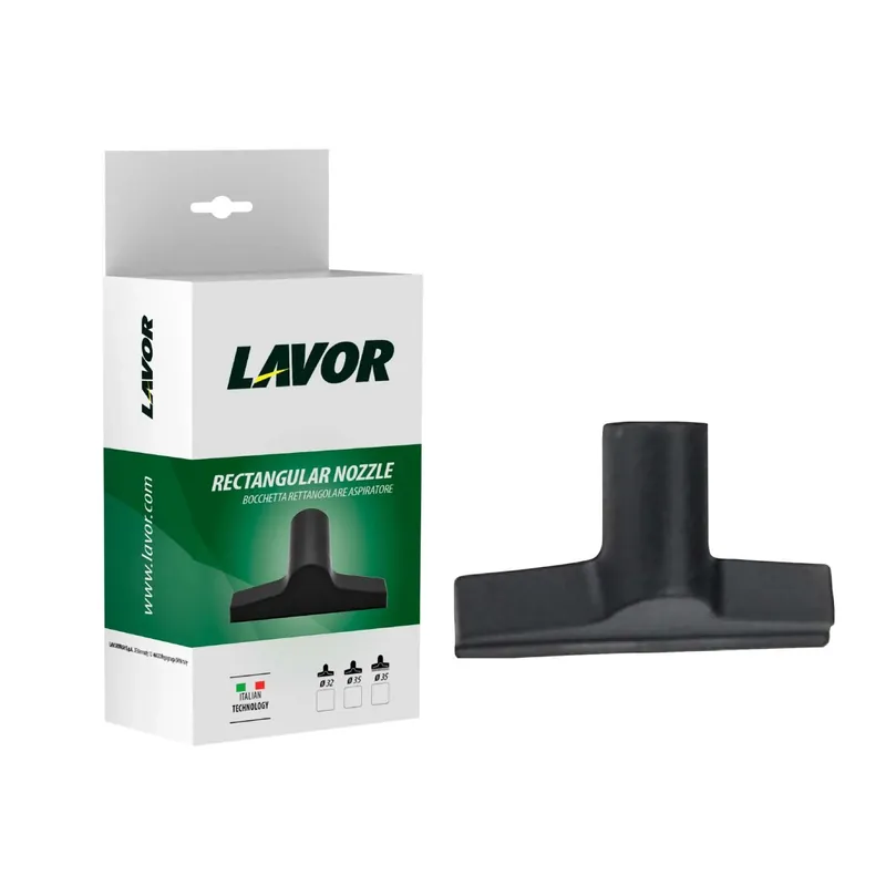 Bocchetta rettangolare Ø35 mm per aspiratori Lavor - kit accessori Hoge Kwaliteit
