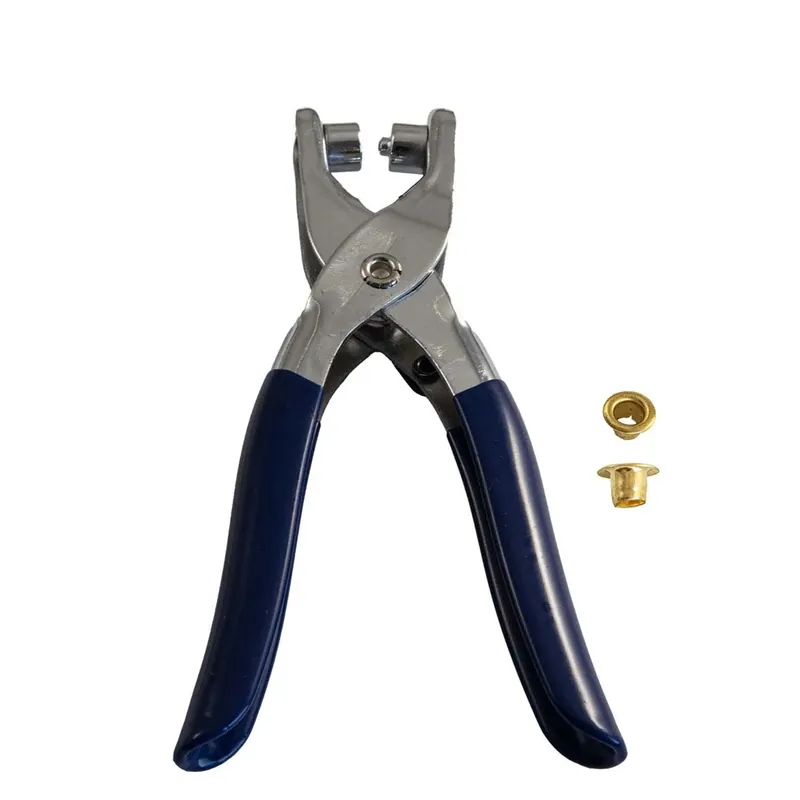 Korting Pinza per occhielli in metallo da 150 mm con 100 occhielli