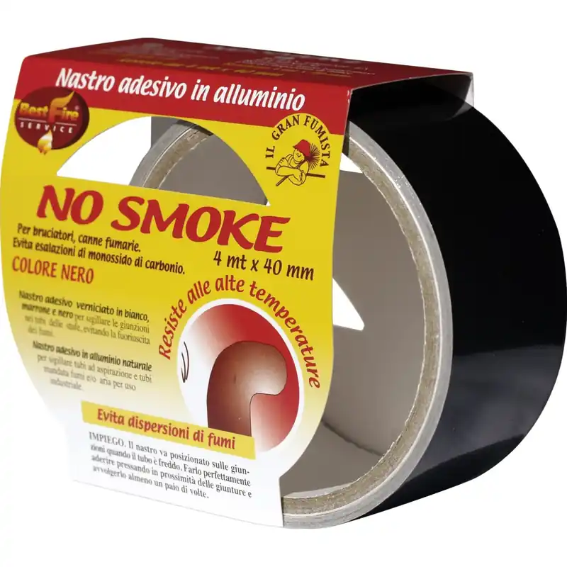Direct Verzonden Nastro adesivo in alluminio 4 m x 4 cm nero