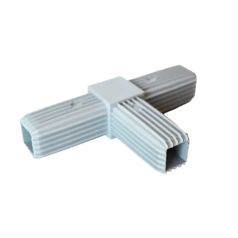 Innesto modello a T tubo quadro 20x20 mm RAL 7035 Must-Have