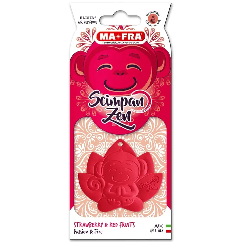 Profumatore auto Scimpanzen strawberry & red fruits Betaalbaar