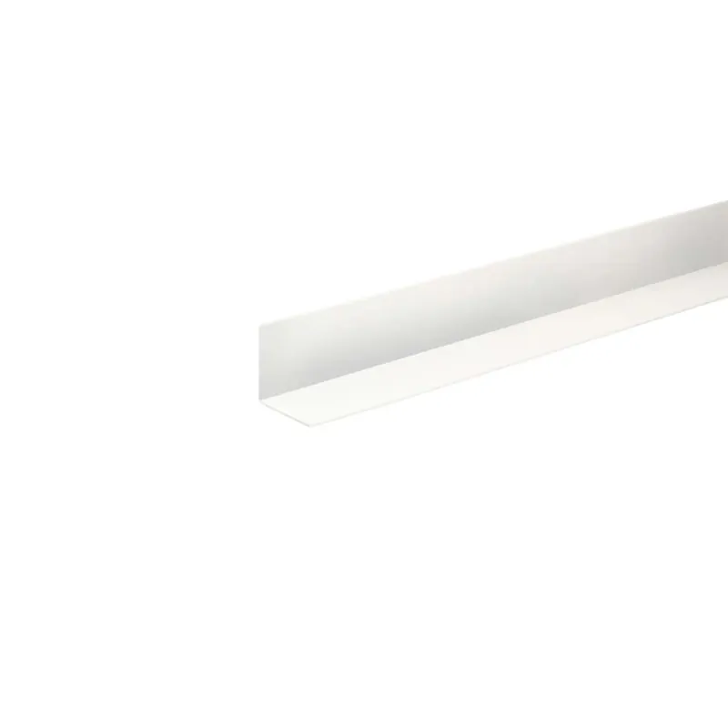 Profilo angolare 2,6 m 25x25 mm in pvc bianco opaco Populair