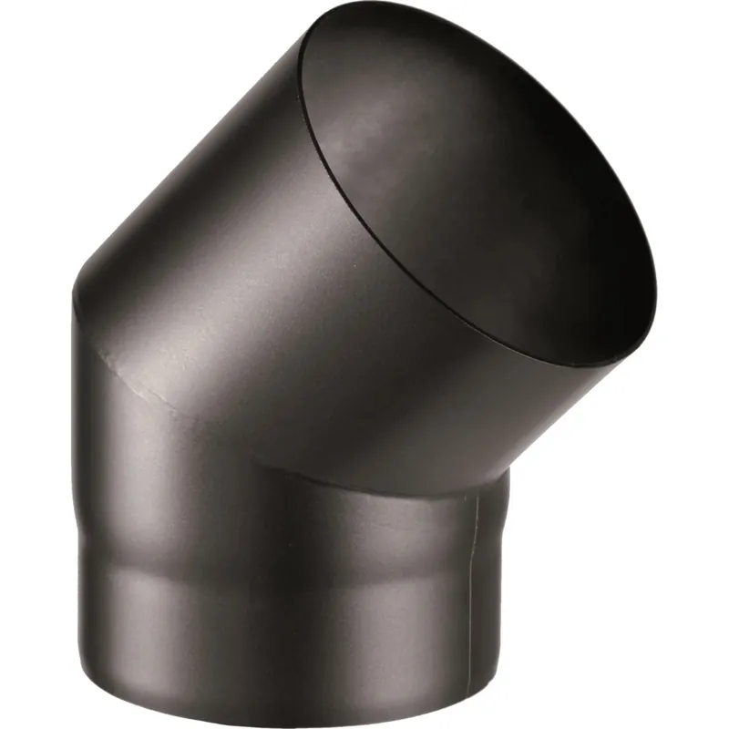 Uitverkoop Curva 45° linea legna nero Ø 130