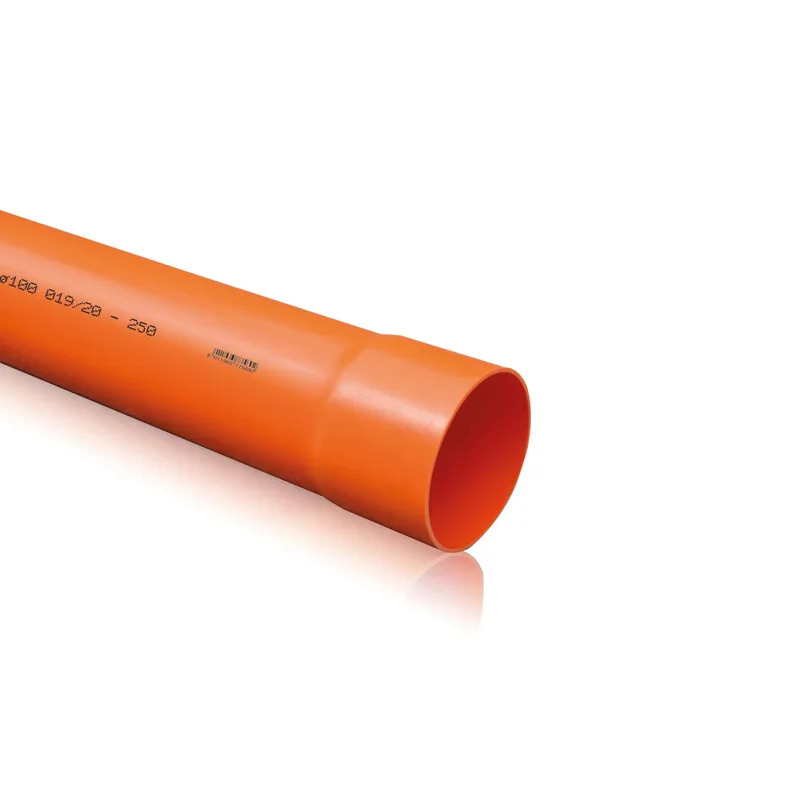 Tubo in PVC rigido arancione Ø 63 1 m Beperkte Voorraad