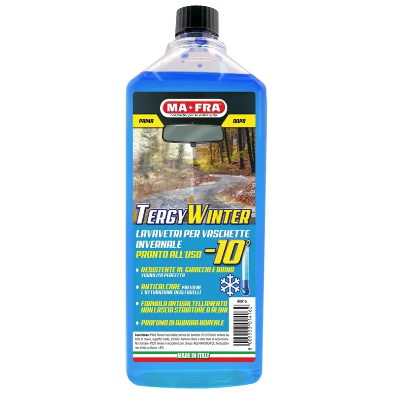 Liquido lavavetri invernale Tergy Winter 1000 ml MA-FRA Voordeelprijs