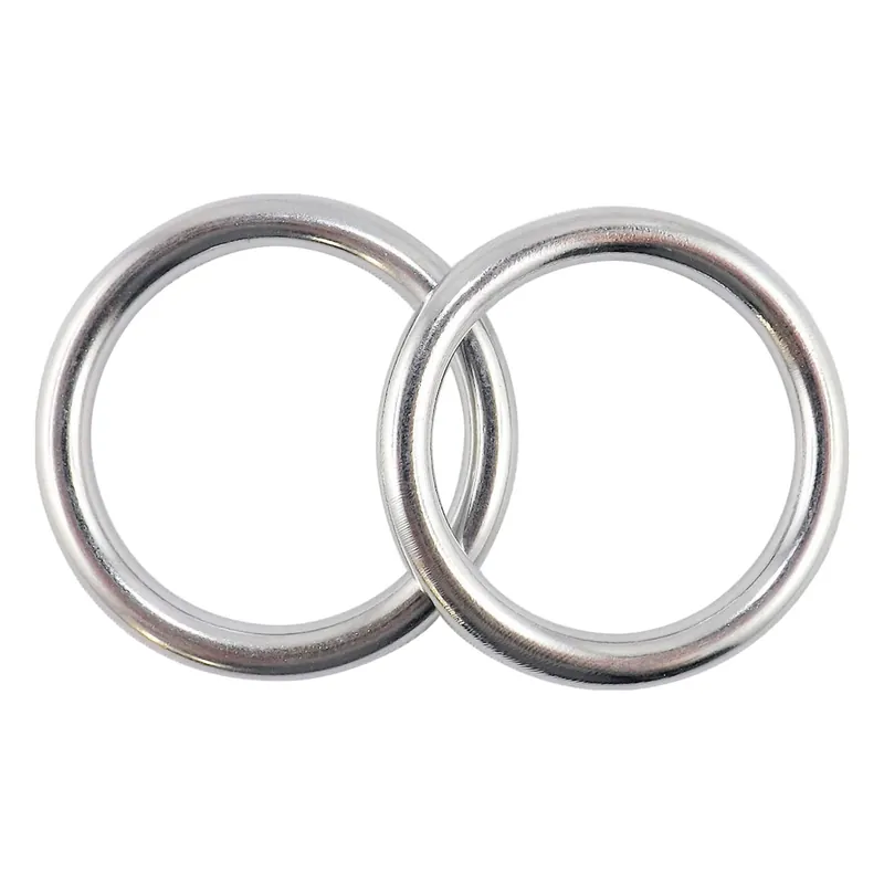 Anelli tondi in acciaio inox 6 mm 40 mm 2 pz Hoge Kwaliteit