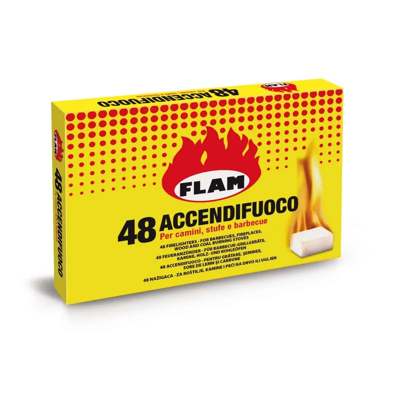 Dagaanbieding Cubetti accendifuoco Flam 48 pz