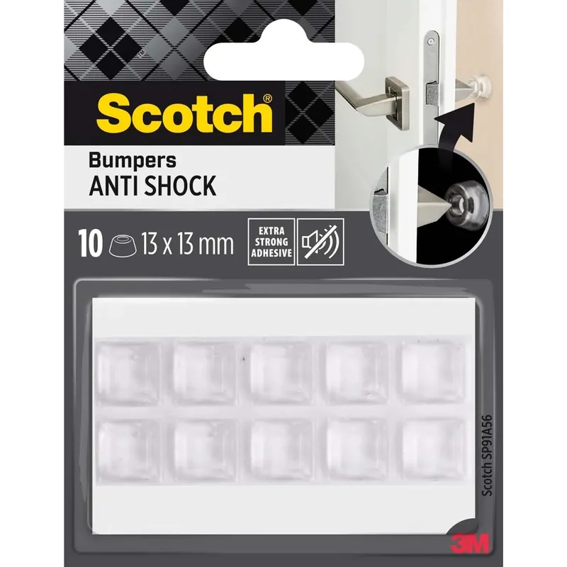 Paracolpi adesivo antiurto Scotch® 13x13 mm trasparente Shop Nu