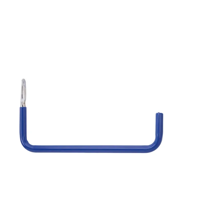 Gancio da muro jumbo tubo Ø 20 mm P 45 cm rivestito blu Goedkoop