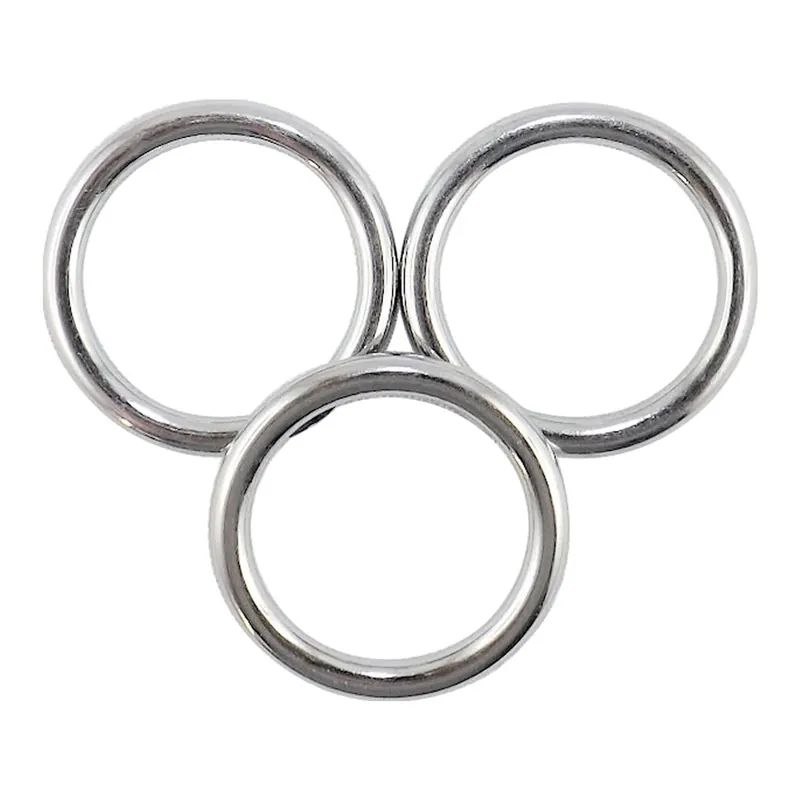 Laatste Kans Anelli tondi in acciaio inox 3 mm 20 mm 6 pz