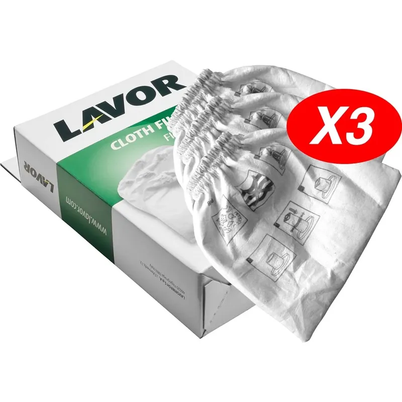 Filtri aspiratore Lavor in panno 3 pz Superprijs