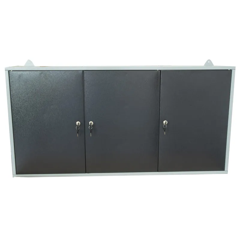 Bestseller Armadio porta attrezzi 3 ante 120x20x60 cm nero