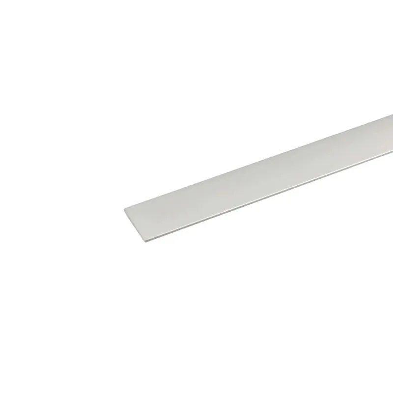 Profilo piatto 1 m 15x2 mm alluminio argento Premium