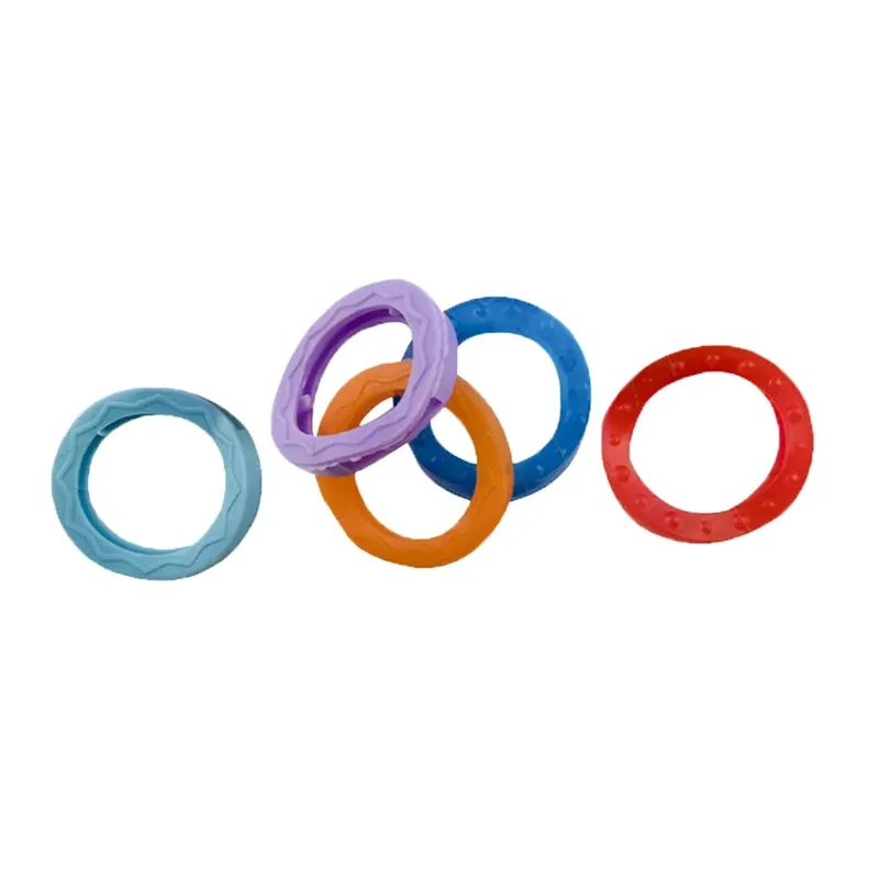 Koop Vandaag Anello segna chiavi in silicone Ø 20 mm colori assortiti