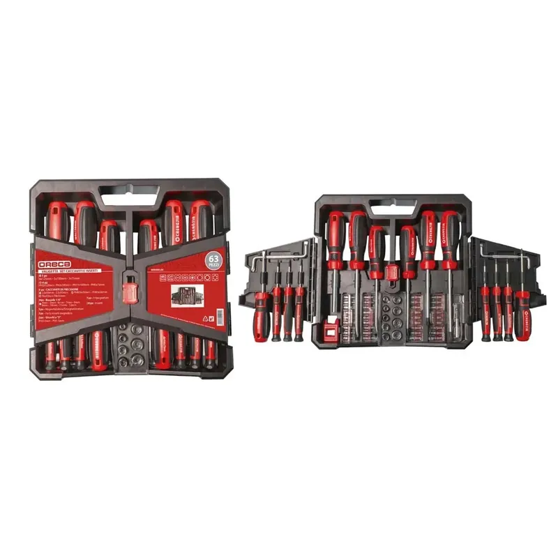 Valigetta set cacciaviti e inserti 63 pz Nieuw