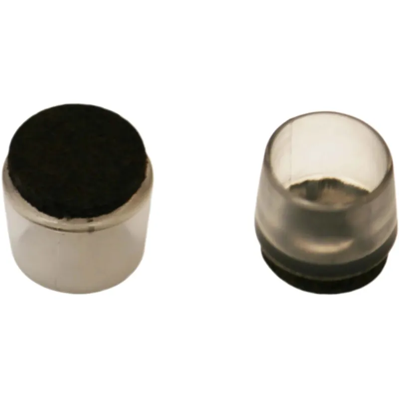 4 calzanti in pvc con feltro Ø 18 mm trasparente Aanbieding