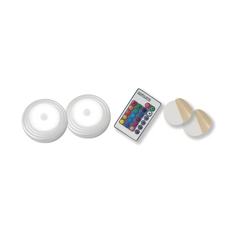 Luce a Led 16 colori 2 pz con telecomando Koopje