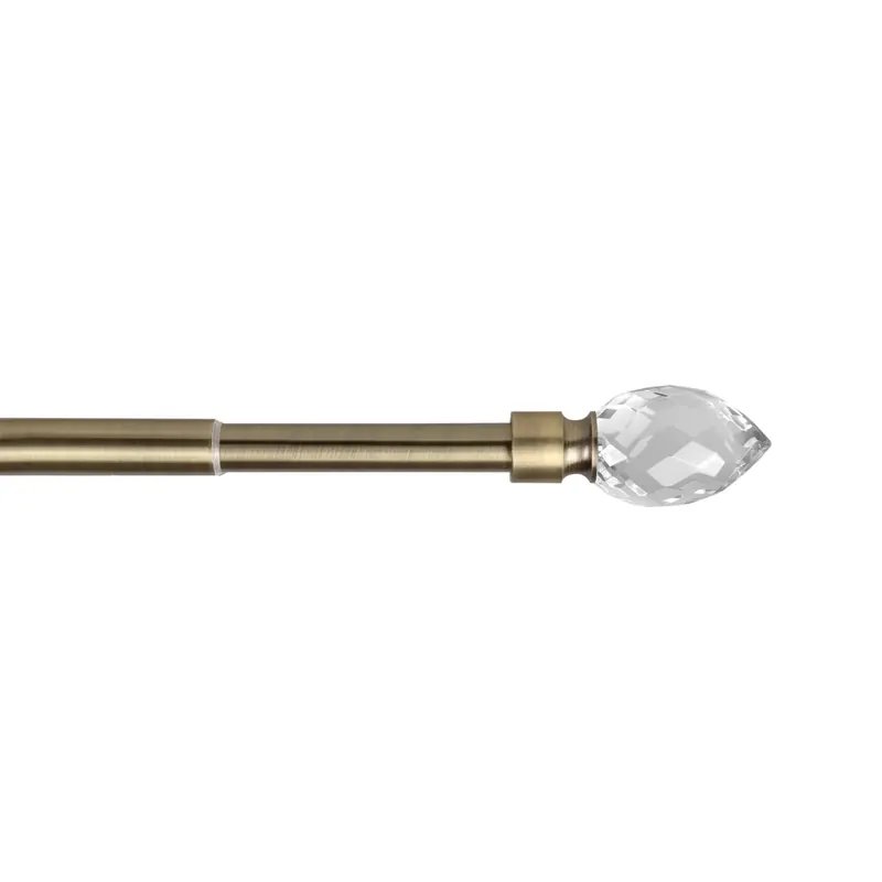 Must-Have Bastone per tende Kit Pine 120/210 x Ø 2x1,7 cm oro antico