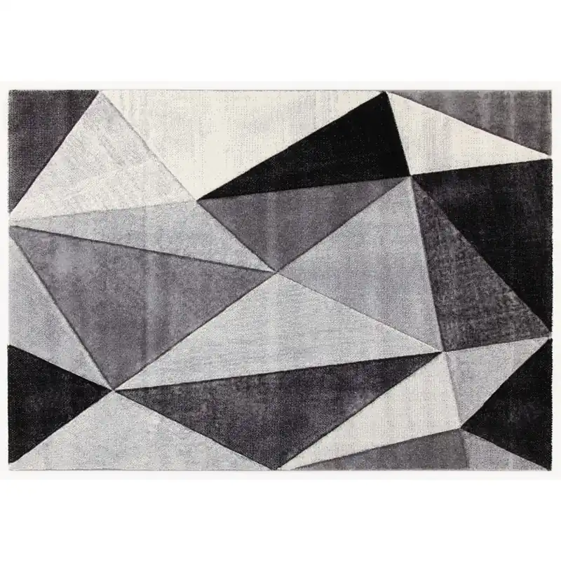 Nieuw Tappeto arredo Ray grigio/grigio scuro 190x133 cm