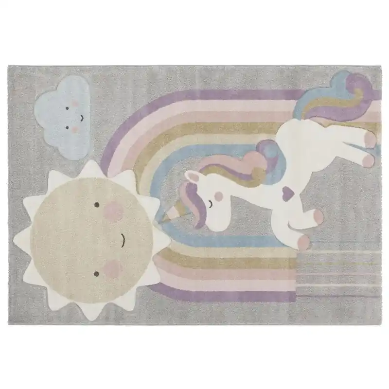 Tappeto cameretta Fantasia Unicorno 150x100 cm Superprijs