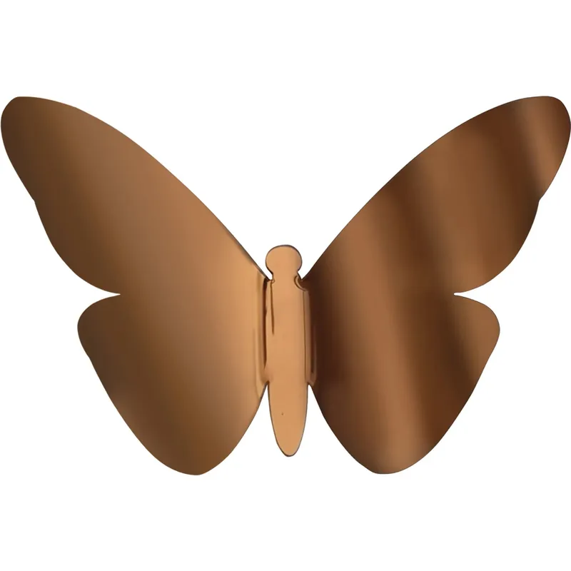 Weekendaanbieding Sagome adesive 3D farfalle bronzo