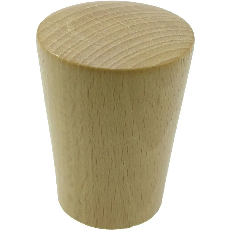 Hete Deal Terminale bastone tenda Meteo in legno naturale Ø 28 mm 2 pz