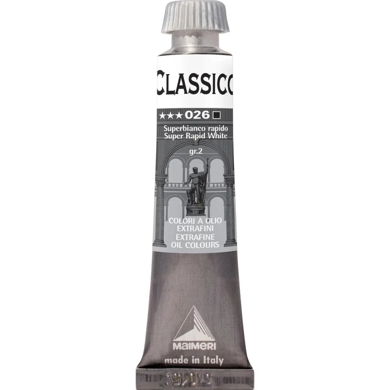 Colori olio classico 20 ml superbianco rapido Snelle Levering