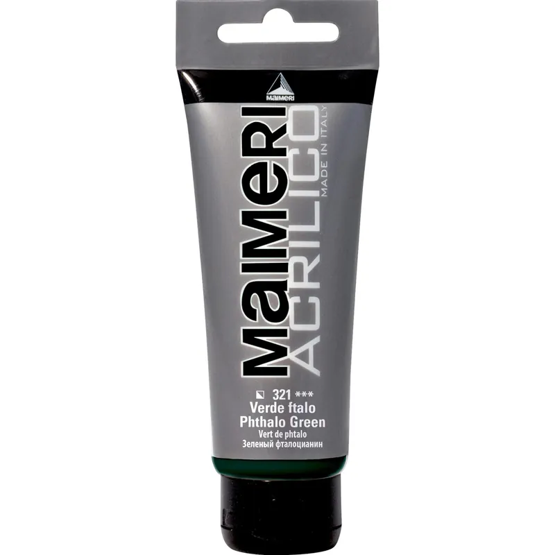 Acrilico verde ftalo 75 ml Beperkte Voorraad