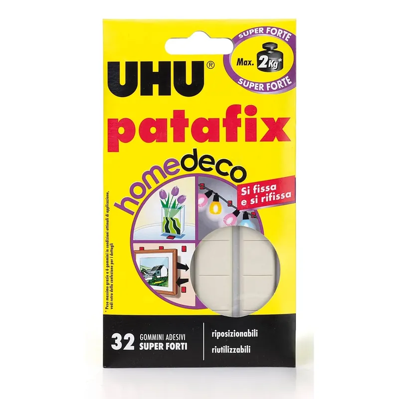 Laatste Versie Colla Patafix Deco UHU 32 pz