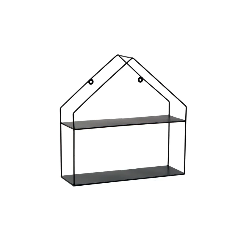 Nieuw Mensola portaoggetti a casetta nera L 38 x H 10 x P 36 cm