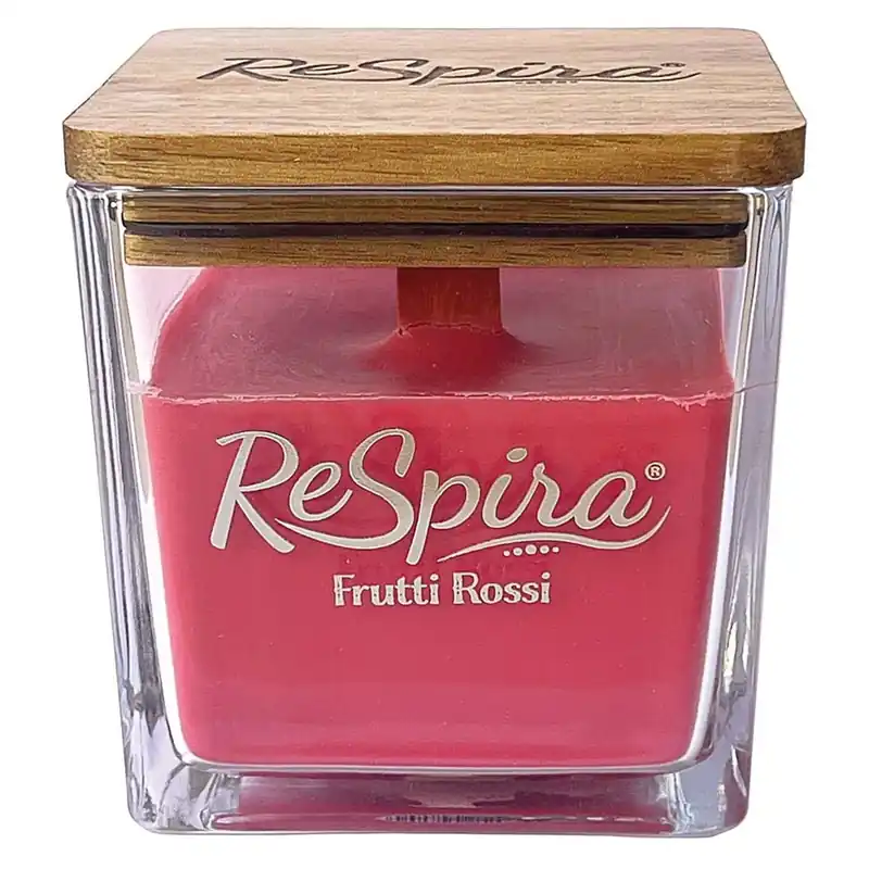 Candela design cubo al profumo di frutti rossi 380 g Koopje