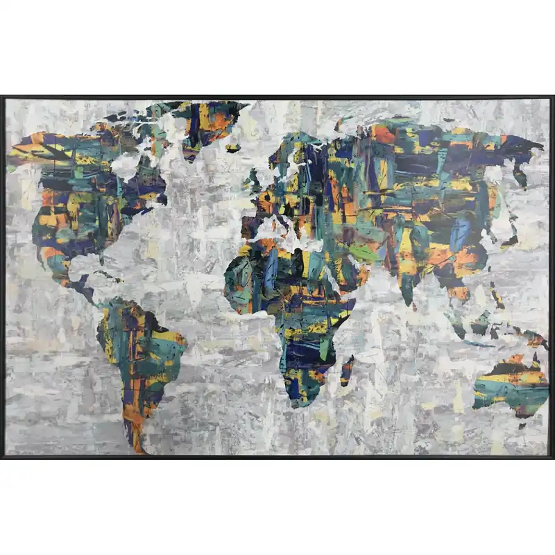 Beste Prijs Stampa incorniciata mappa multicolore 40x60 cm