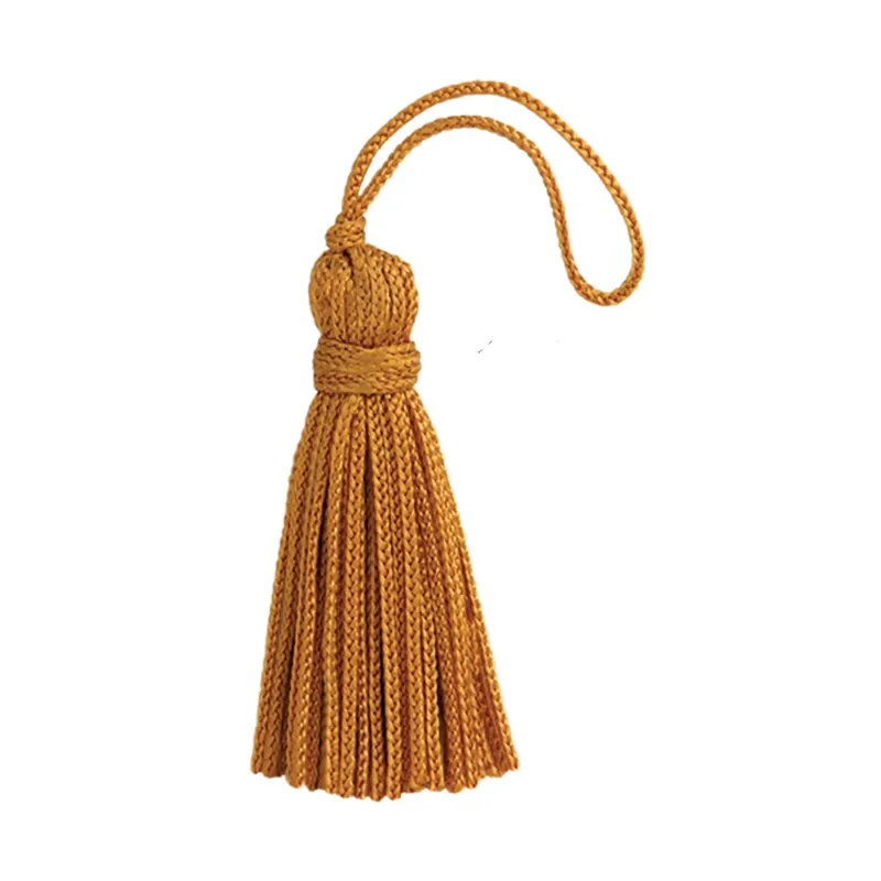 Gereduceerde Prijs Fiocco nappa 5 cm asola 5 cm giallo oro in tripolino rayon