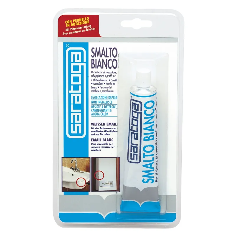 Saratoga smalto superfici smaltate e porcellanate bianco 45 g Betrouwbaar