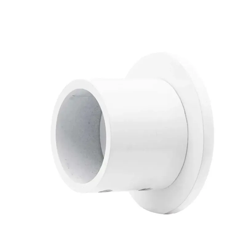 Supporto laterale per bastone Ø 2,5 cm 1 pz bianco Beperkte Voorraad