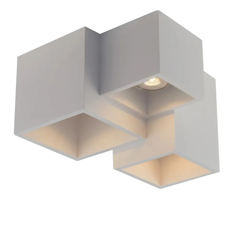 Plafoniera Foster 3 luci 24x23x15 cm bianco Speciale Aanbieding