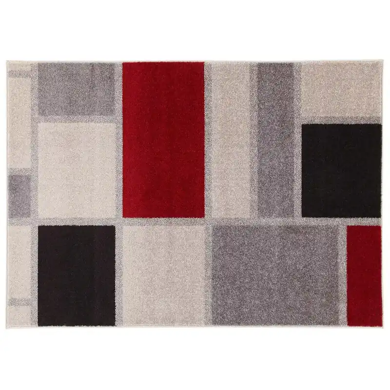 Must-Have Tappeto arredo Casa h grigio rosso 170x120 cm