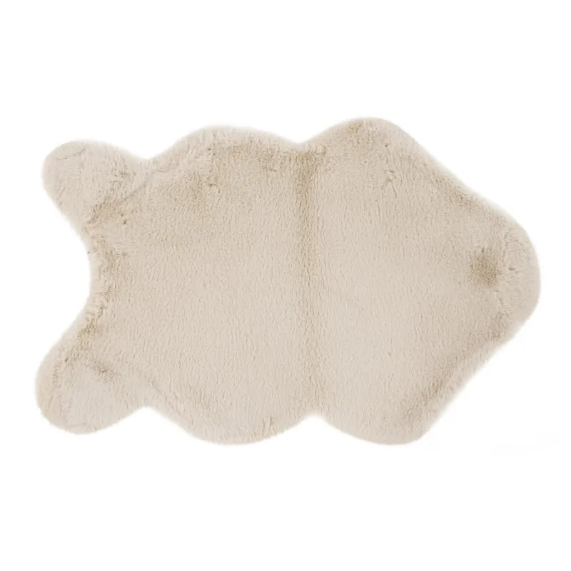 Populair Tappeto sagomato Touch beige 90x60 cm