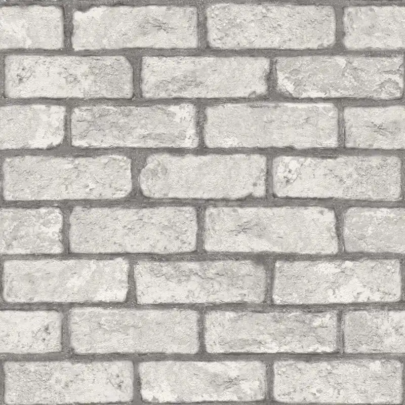 Carta da parati Mattone grigio 10,05 m x 53 cm Speciale Aanbieding