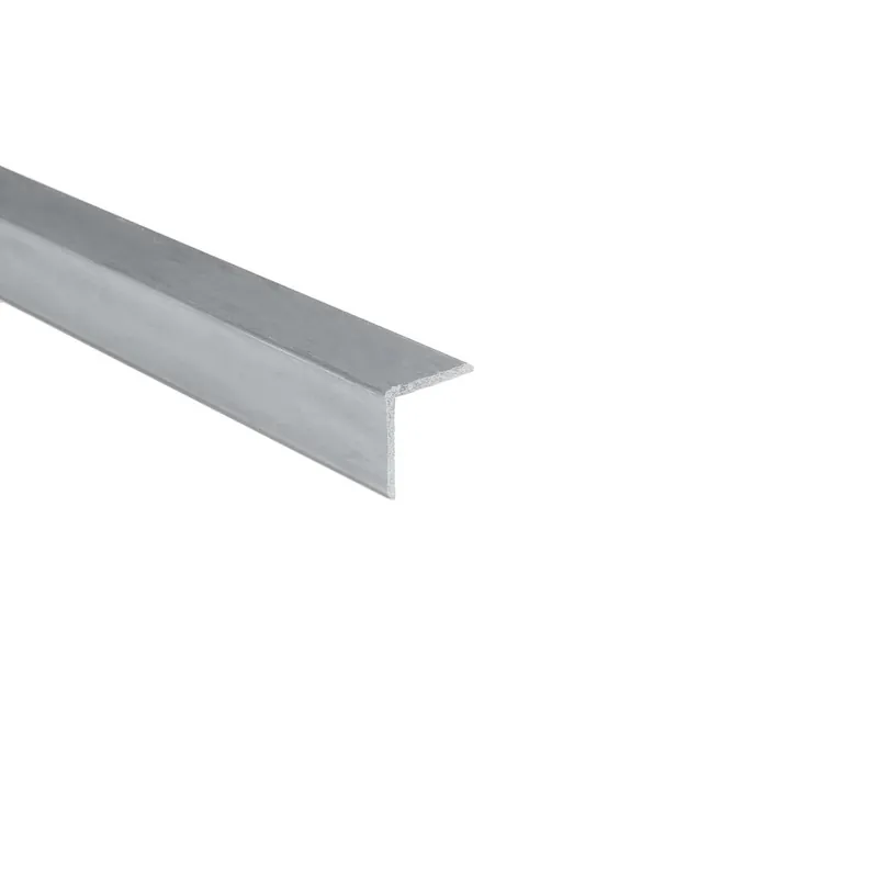 Speciale Aanbieding Paraspigolo in PVC grigio chiaro H 2,4 cm